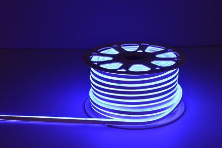 Лента "Гибкий Неон" GLS-2835-120-9.6-220-BNL-IP67-B катушка 50м