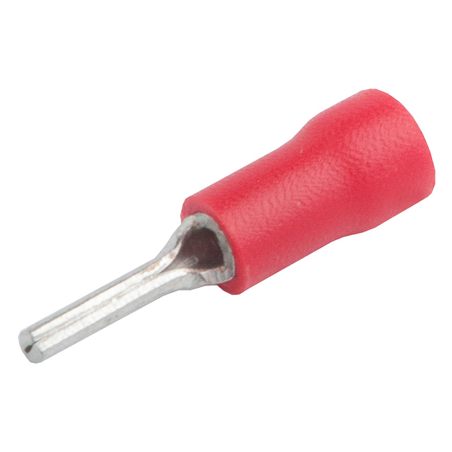 Наконечник НШКИ (штыревой круглый) GNPI-1,25-22-50 Красный, 50 штук