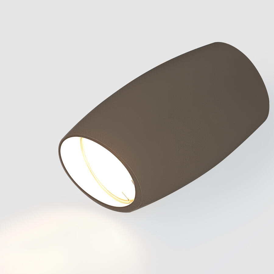 Спот GWL-GU10-M-IP20 Графит Бочонок