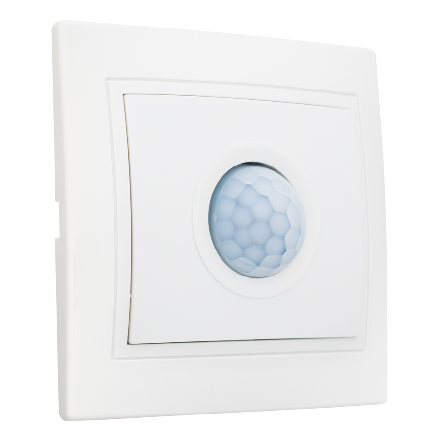 Выключатель с датчиком движения скрытой установки 250 Вт IP20,слоновая кость "Дельта" General