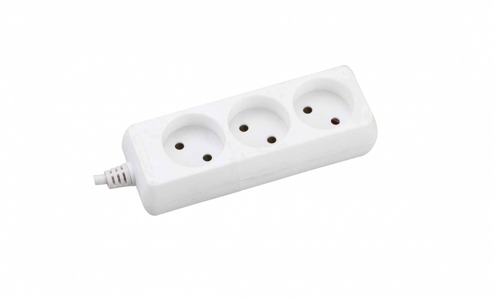 Удлинитель бытовой GES-10-2x075-3-3m, б/з, б/в,1/50