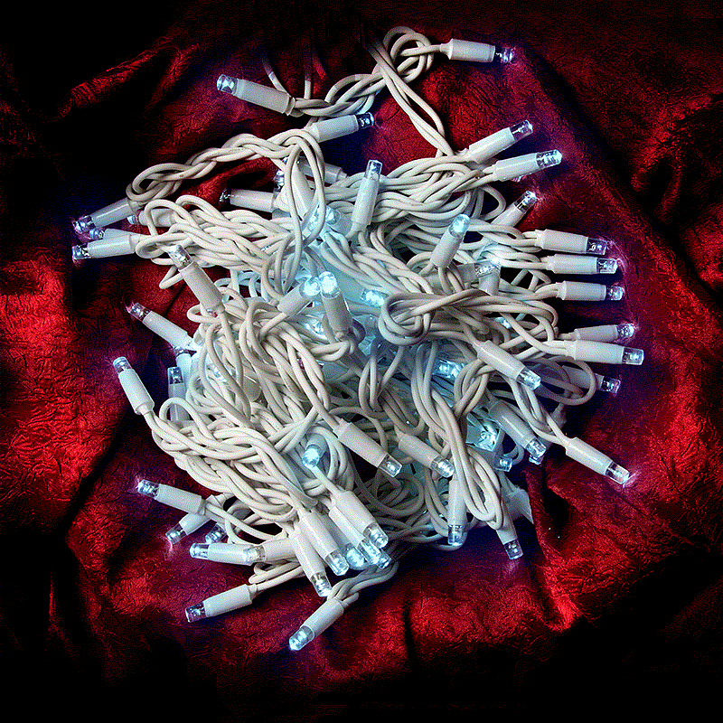 Гирлянда уличная GLFG-100-1000-IP65-SF-W-6  100 диодов 10м