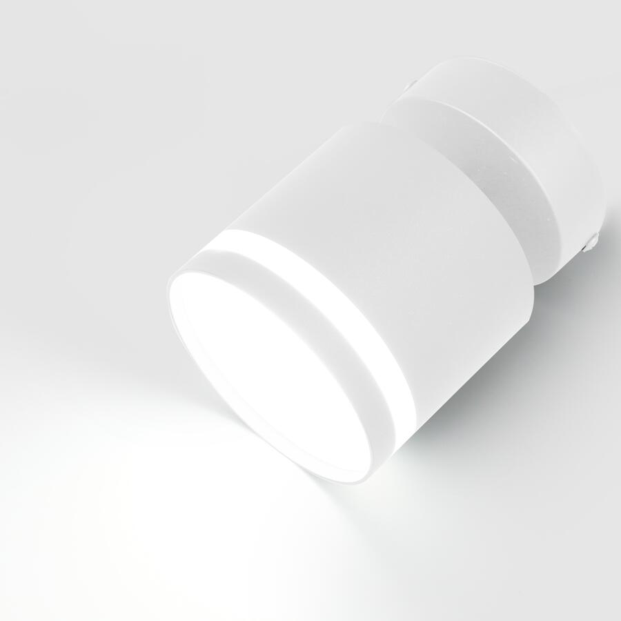 Спот на основании GWL-GX53-M-IP20 Одинарный Белый Башня