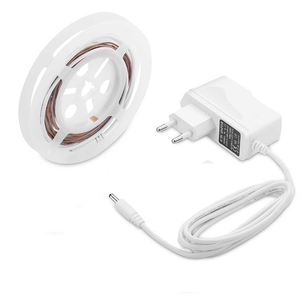 GLS-2835-60-4.8-12-IP20-PRO-3-5-KIT готовый комплект 5м с адаптером