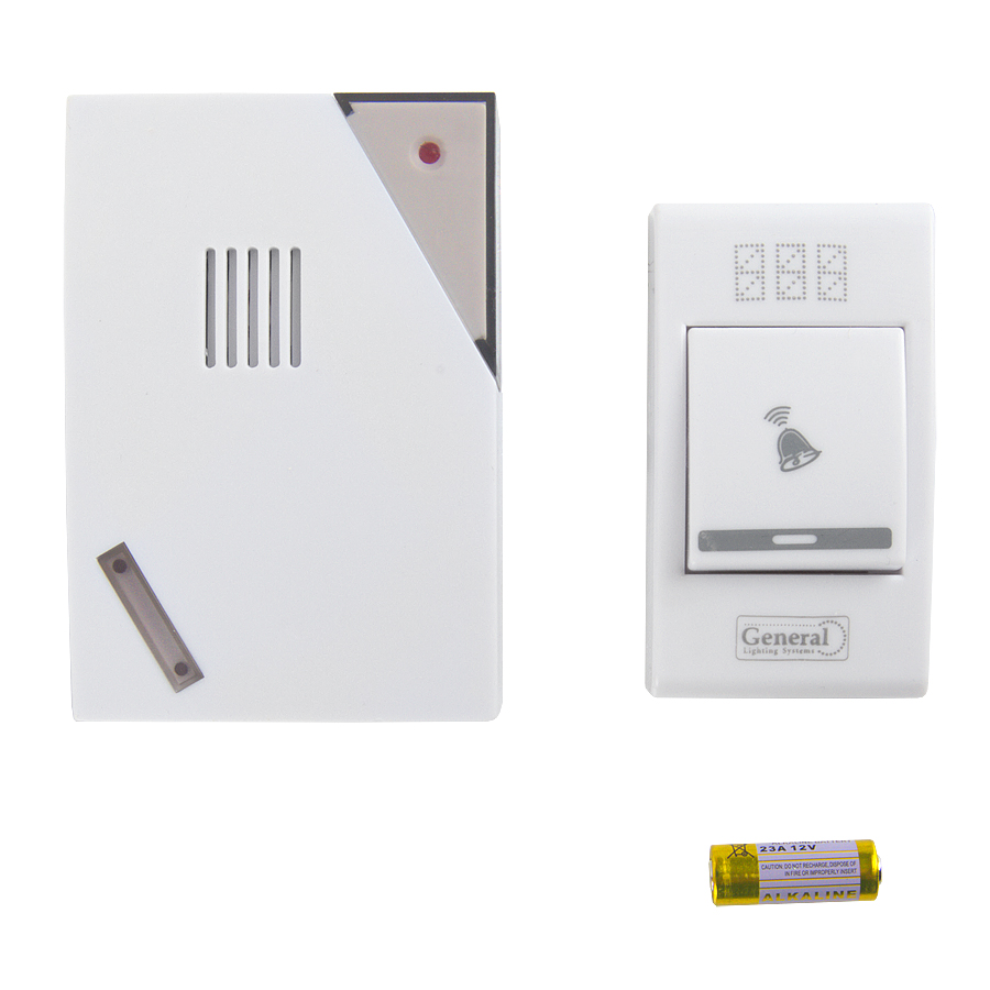 Звонок General GDB-B-003 беспроводной на батарейках, 800654