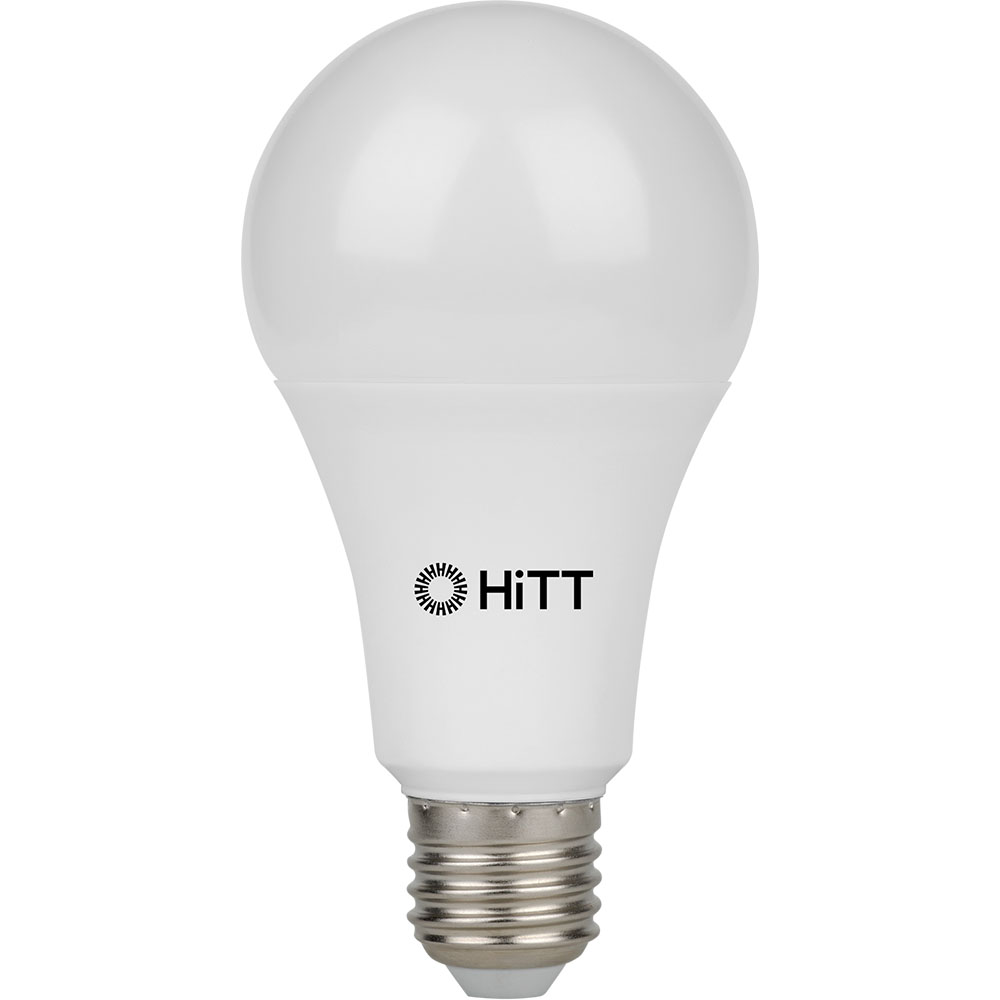 Лампа светодиодная HiTT-PL-A60-32-230-E27-3000, 1010022, E27, 3000 К