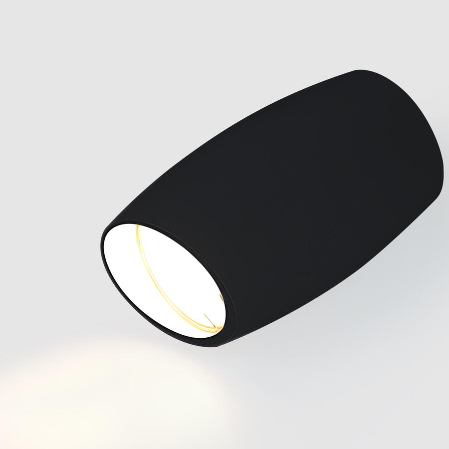 Спот GWL-GU10-M-IP20 Черный Бочонок