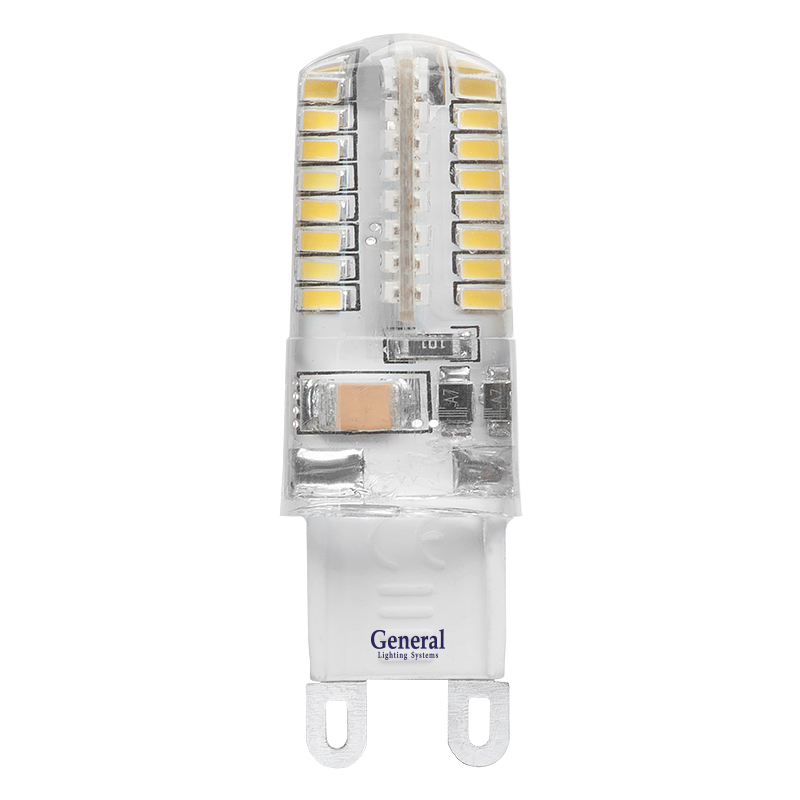 Лампа светодиодная General Капсульная GLDEN-G9-5-S-220-6500, 684200, G-9, 6500 К