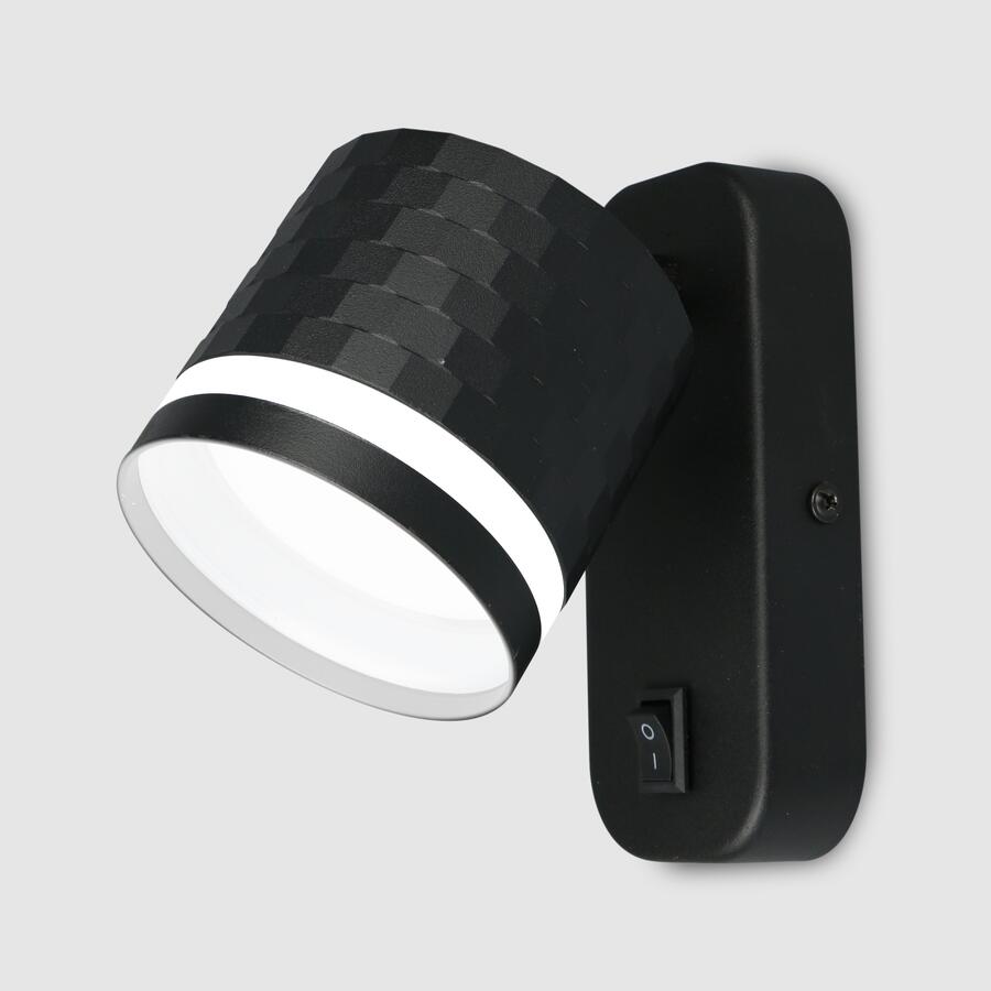 Бра GWL-GX53-M-IP20 Черный Кирпич