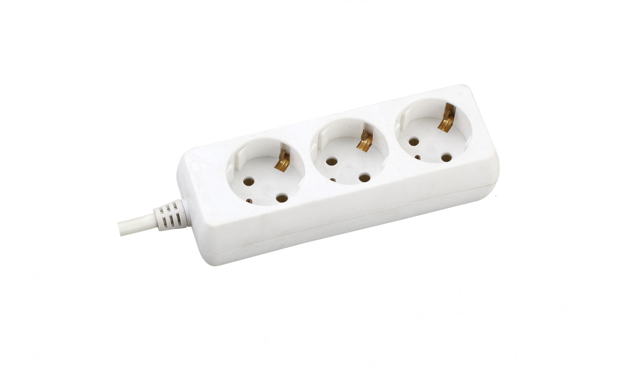 Удлинитель бытовой GES-10-3x075-3-5m, с/з, б/в, 1/40