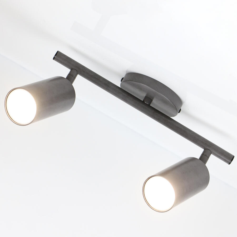 Спот на основании GWL-2GU10-M-IP20 Двойной Бетон Башня