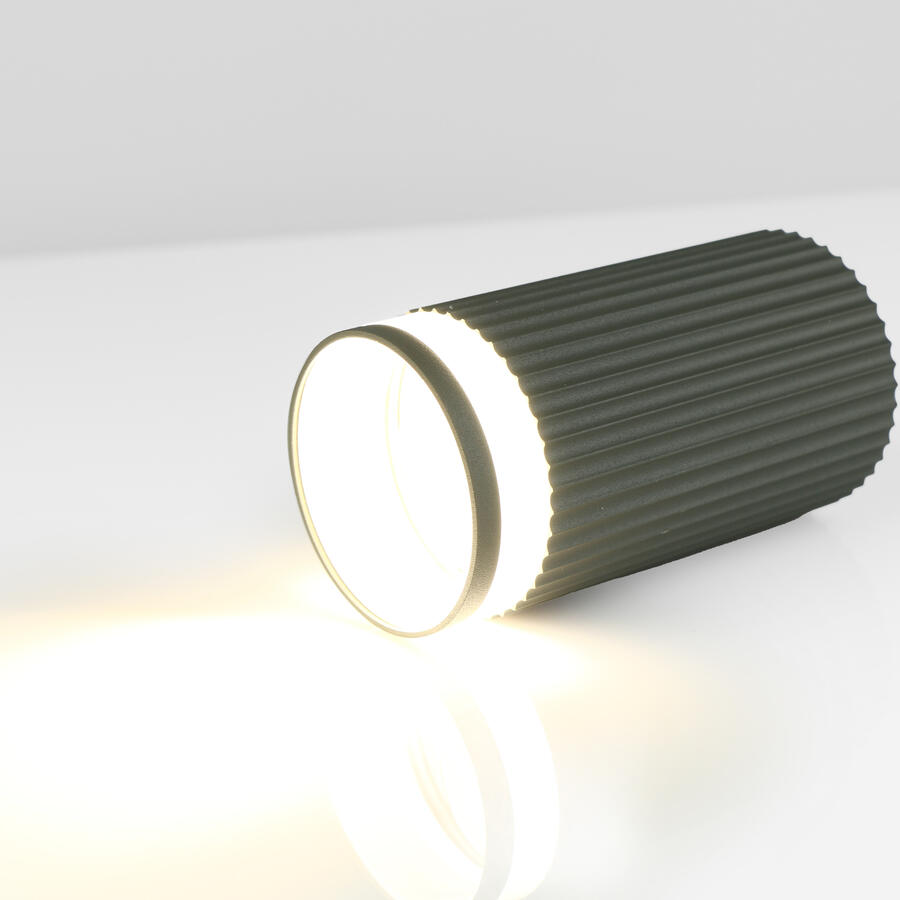 Спот GWL-GU10-M-IP20 Графит Полосы