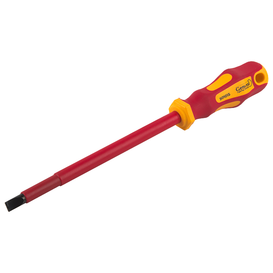 Отвертка шлицевая диэлектрическая SL8x175, G-Pro, 1000V, General