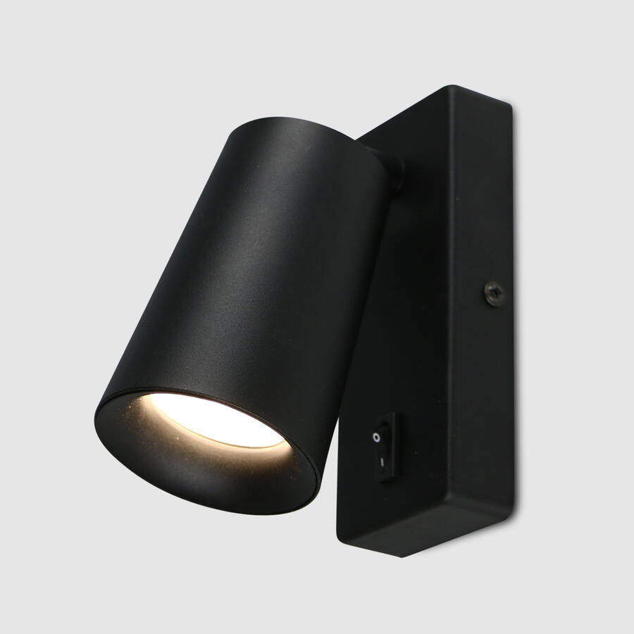 Бра GWL-GU10-M-IP20 Черный Радиант