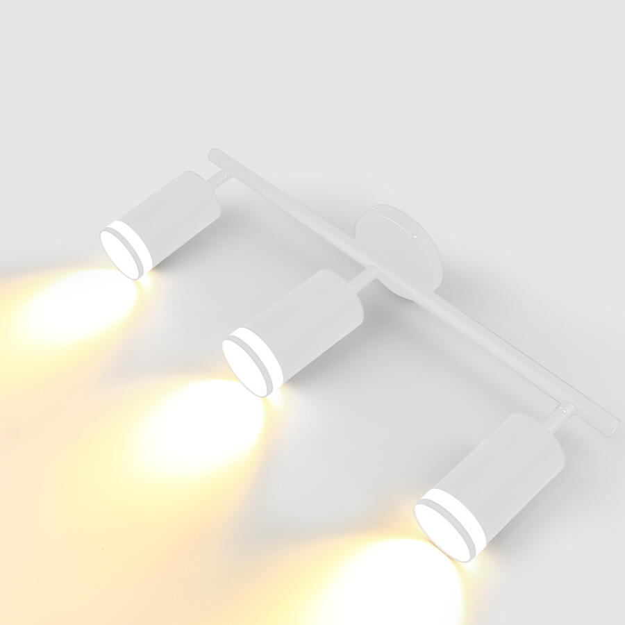 Спот на основании GWL-3GU10-M-IP20 Тройной Белый Башня