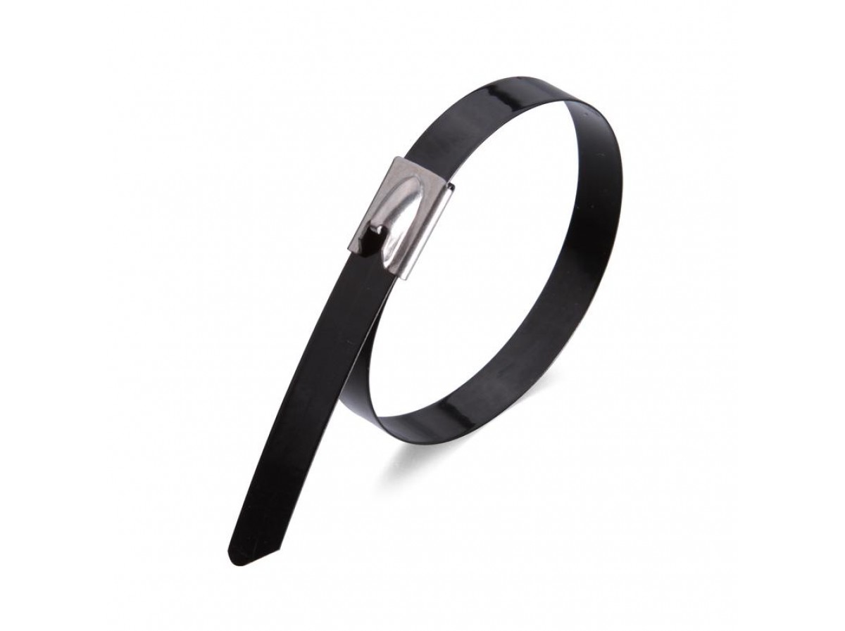 Хомут армированный GNC-79-400-R, 7,9х400мм, 50 шт, с напылением, 1/80