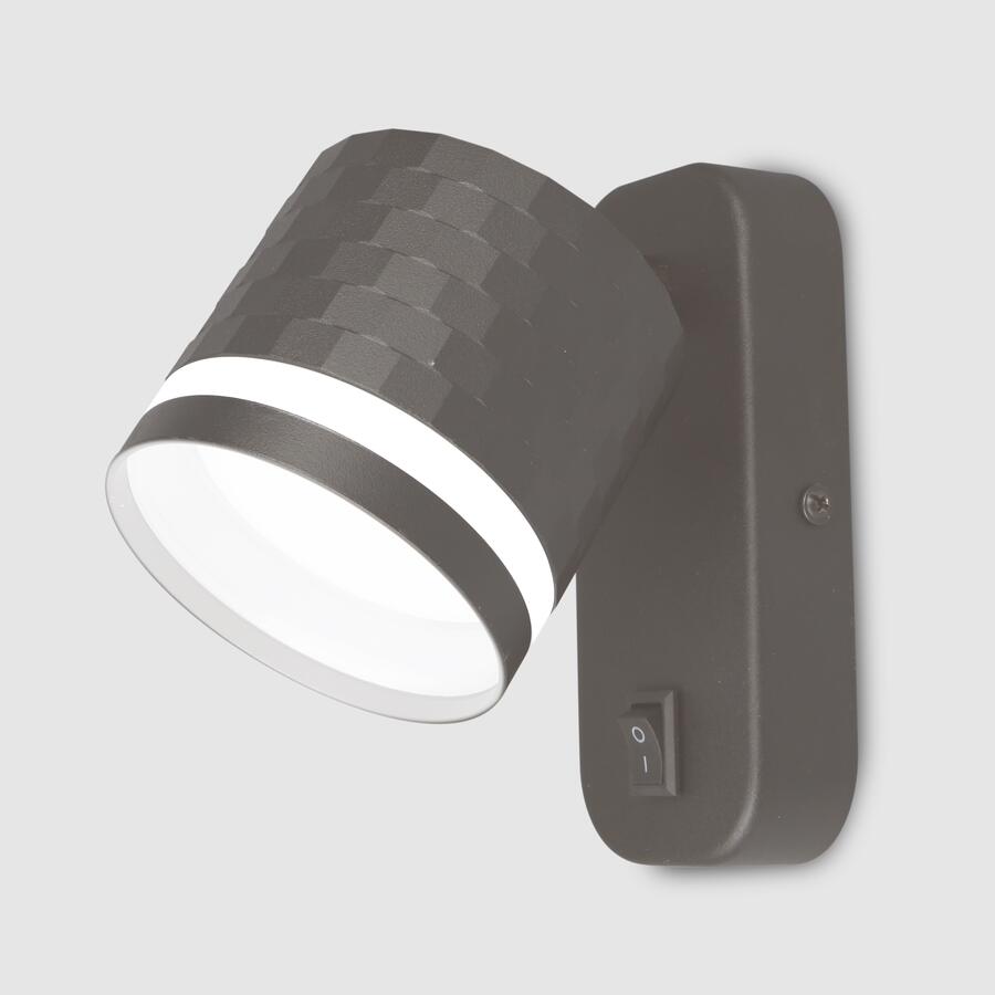 Бра GWL-GX53-M-IP20 Графит Кирпич