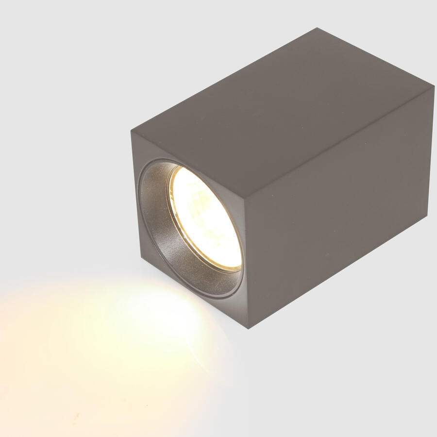 Спот GWL-GU10-M-IP20 Графит Прямоугольник