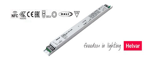 Новый DALI-2 драйвер Helvar LL50SE-DA-100-1400