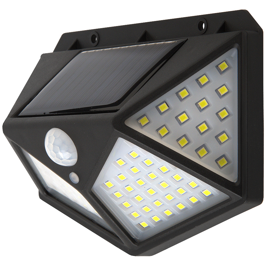 Светильник на солнечной батарее General GWSL-B2-12BT-1200MA-8H-IP65, 416041, с инфракрасным датчиком движения, до 10 метров