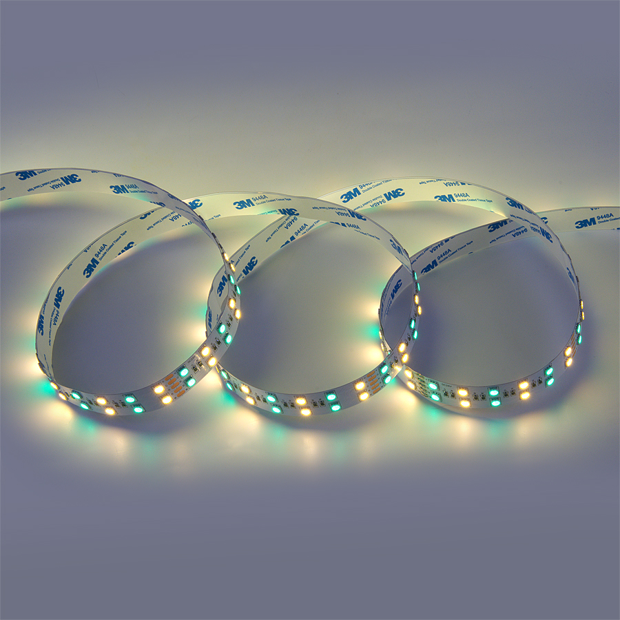 Лента светодиодная GLS-Standard General GLS-5050-120-28.8-24-IP20-RGB+3, 503834, теплый белый с RGB