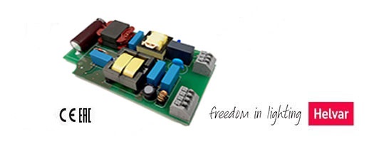 Новые драйверы Helvar LC110HE-CC-350-700-IND-PCB и LC150HE-CC-350-700-IND-PCB