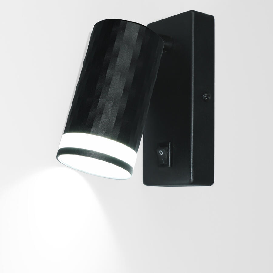 Бра GWL-GU10-M-IP20 Черный Кирпич