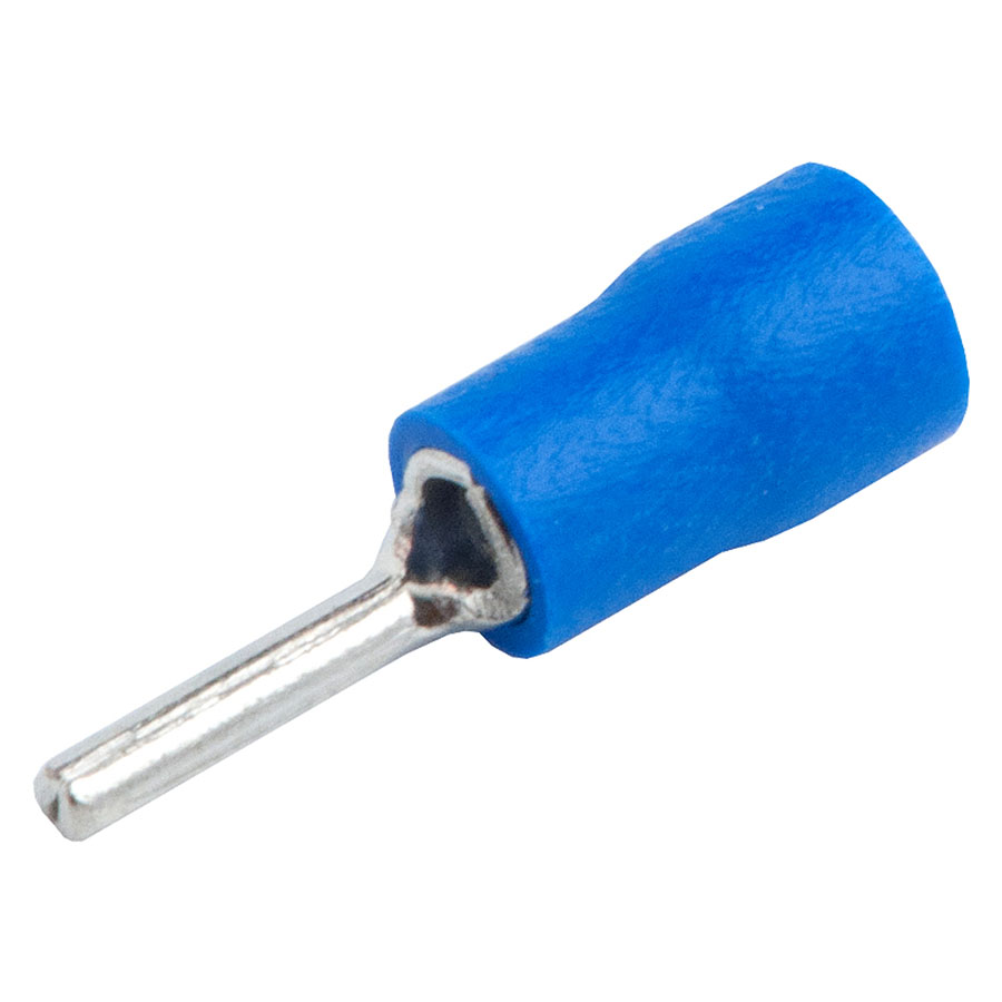 Наконечник НШКИ (штыревой круглый) GNPI-2-22-50 Синий, 50 штук