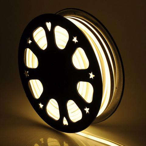 Лента "Гибкий Неон" GLS-2835-120-9.6-220-BNL-IP67-3 катушка 50м + шнур питания