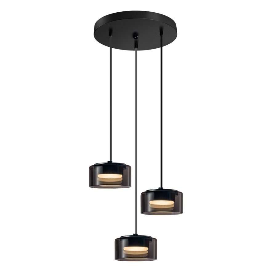 Люстра под лампу General GCHL-3GX53-M с круглым основанием Гранелл