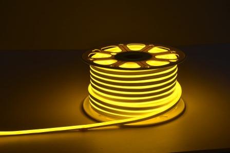 Лента "Гибкий Неон" GLS-2835-120-9.6-220-BNL-IP67-Y катушка 50м