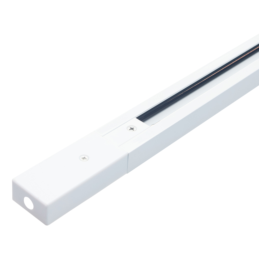 Шинопровод Однофазный 2м G-1-2-TR-IP20-W комплект белый с вводом питания