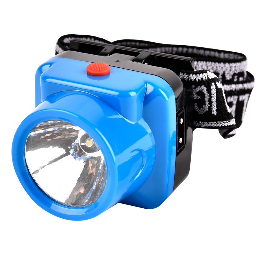 Фонарь светодиодный GTorch-001-002  черный/синий, АКБ 400 mAч,  800902 (1/120)