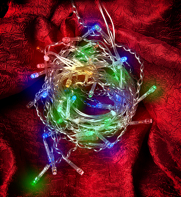 Гирлянда "Бахрома" GLFG-48-180-50-IP20-FL-RGB  48 диодов 1.8x0.5 м с контр 8 режимов