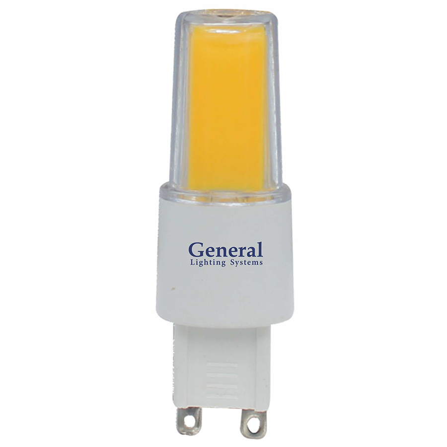 Лампа капсульная General GLDEN-G9-10-COB-220-6500, 661653, пластик, холодный белый
