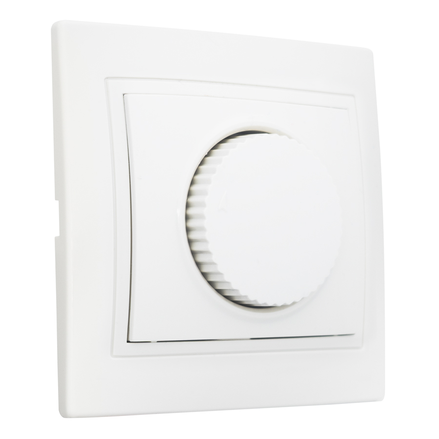 Выключатель света с регулятором яркости 300 Вт IP20,слоновая кость "Дельта" General