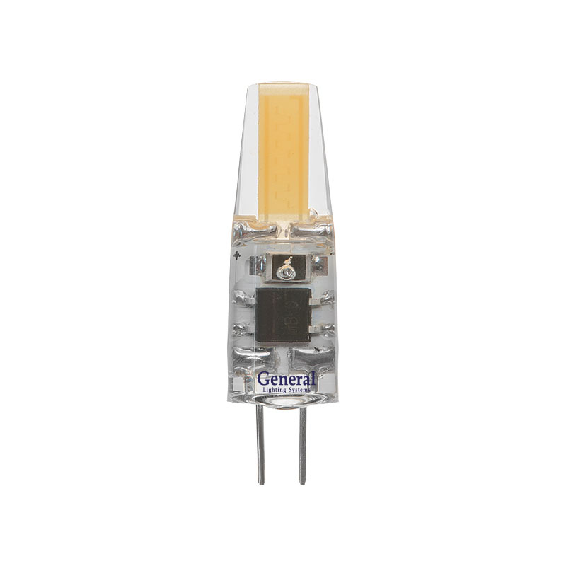 Лампа светодиодная General GLDEN-G4-7-C-220-2700, 661443, G-4, 2700 К