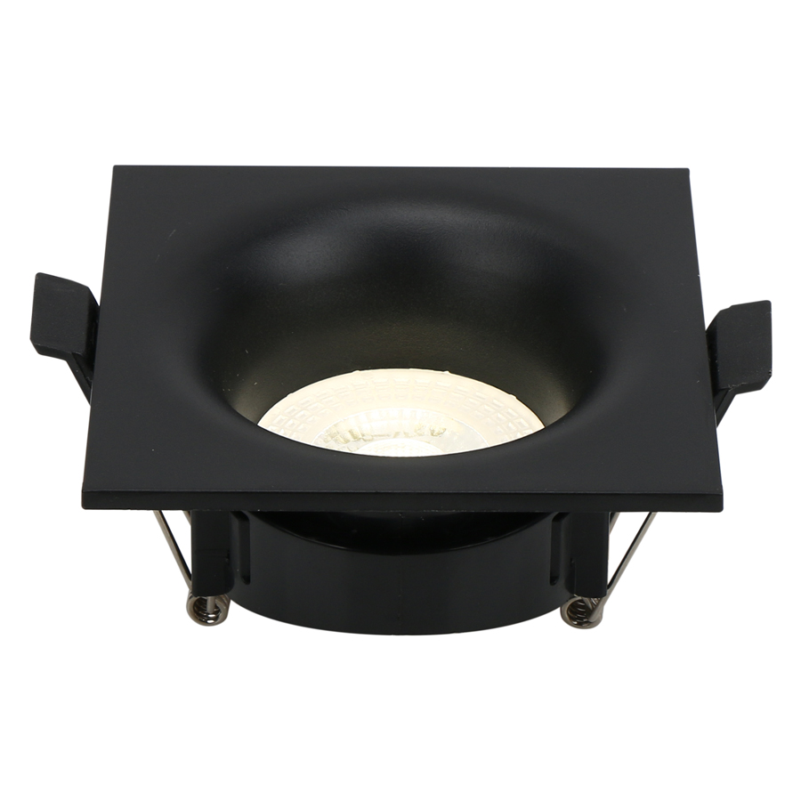 Встраиваемый светильник General GCL-MR16-SQ-BLACK Компакт Квадратный Черный