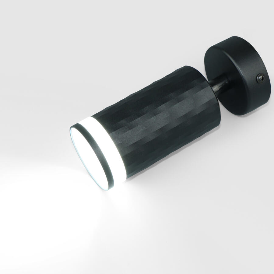 Спот на основании GWL-GU10-M-IP20 Одинарный Черный Кирпич