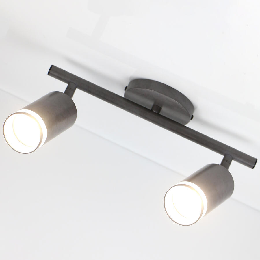 Спот на основании GWL-2GU10-M-IP20 Двойной Бетон Башня