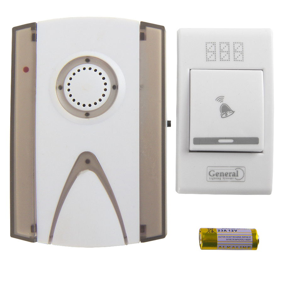 Звонок General GDB-B-002 беспроводной на батарейках, 800653