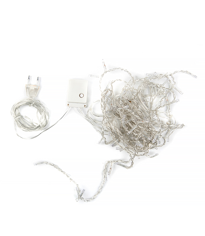 Гирлянда "На Ёлку" GLFG-200-1000-IP20-X-6   200 диодов 10м с контроллером 8 режимов