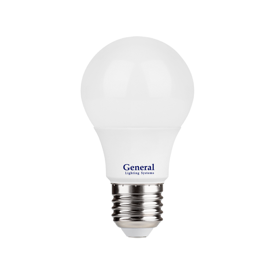 Лампа светодиодная General Стандарт GLDEN-WA60-10-230-E27-6000, 662202, угол рассеивания 270, холодный белый