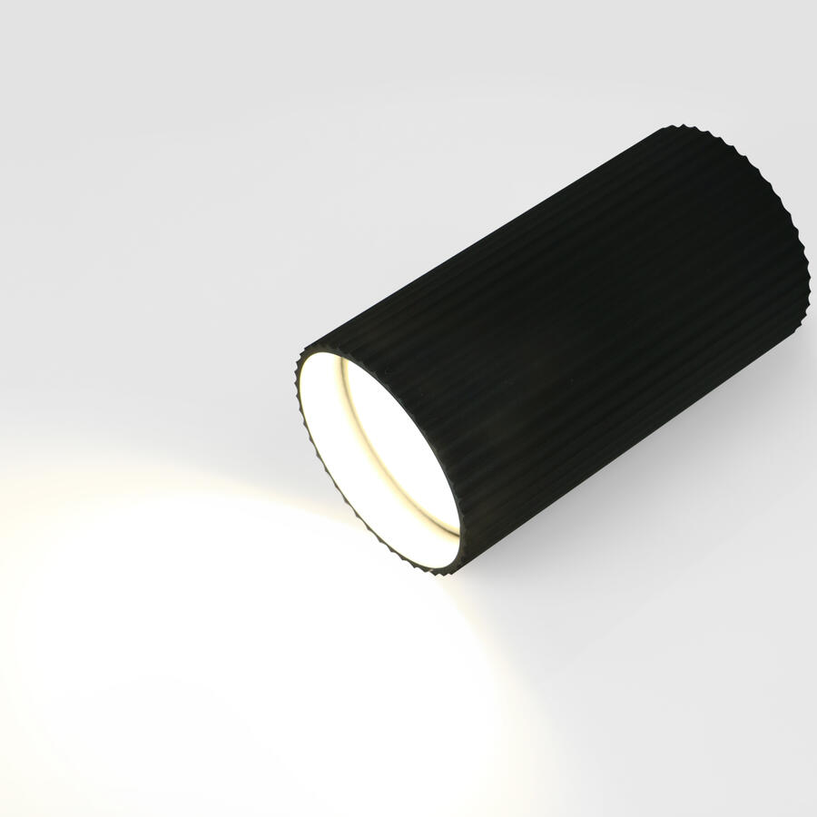 Спот GWL-GU10-M-IP20 Черный Полосы