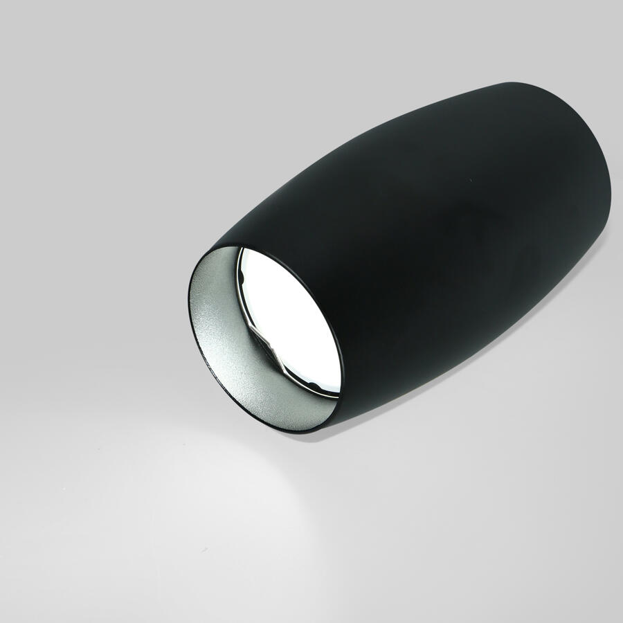 Спот GWL-GU10-M-IP20 Черный Бочонок